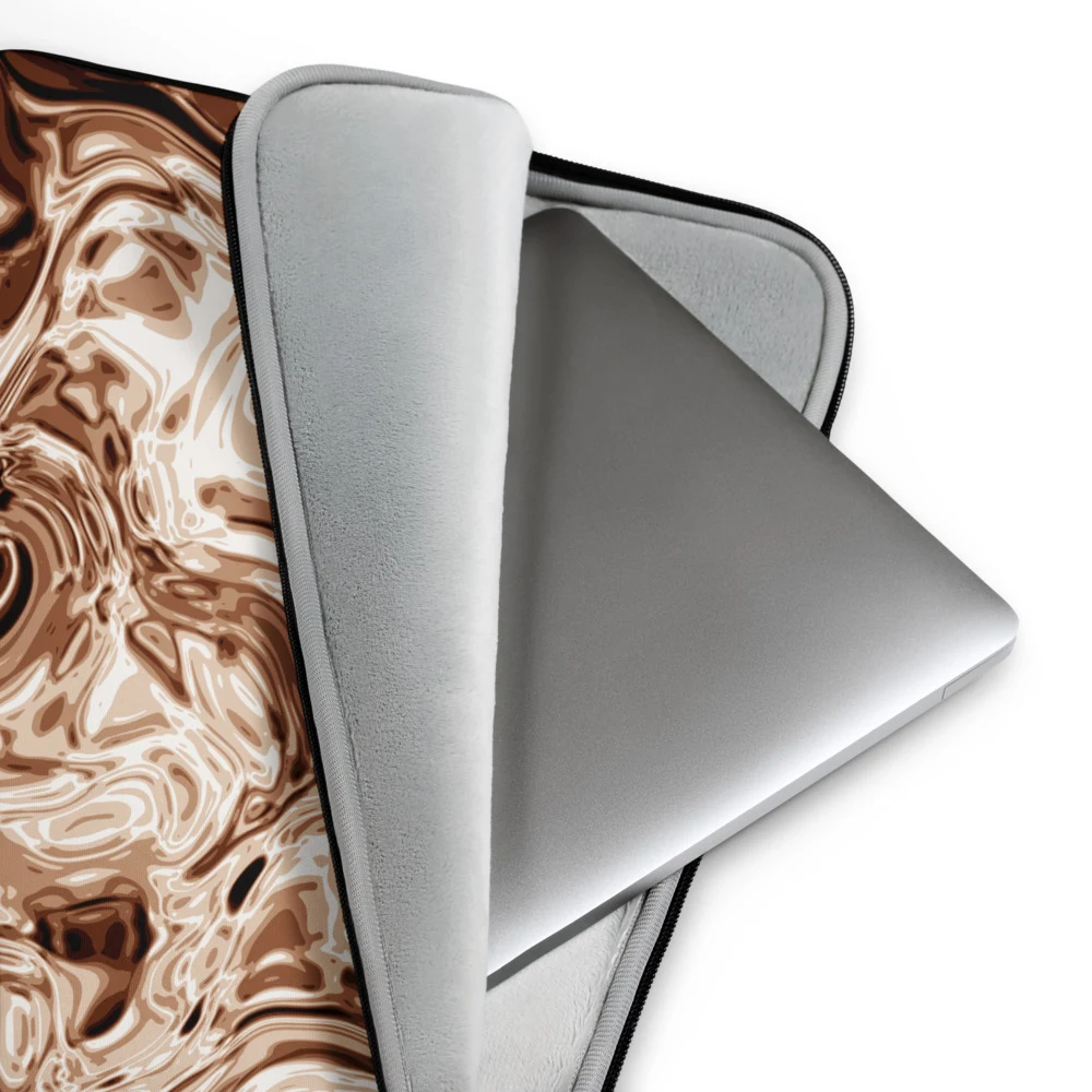 Funda de portátil premium, diseño Oro rosa en 13": detalle