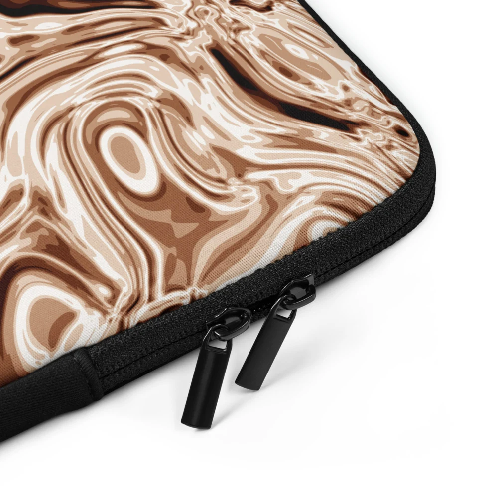 Funda de portátil premium, diseño Oro rosa en 13": detalle