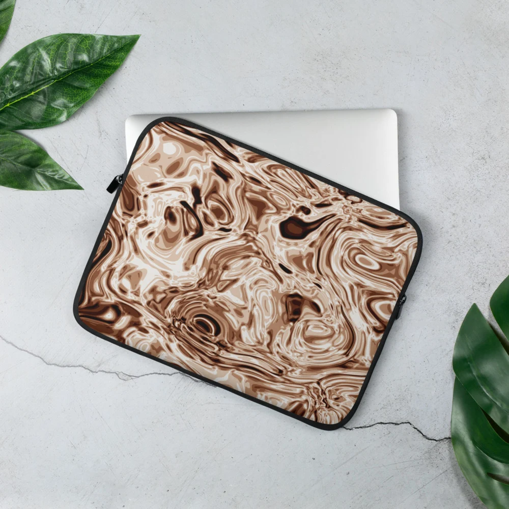 Funda de portátil premium, diseño Oro rosa en 13": ambiente