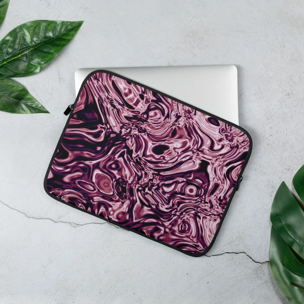 Funda de portátil premium, diseño Orquídea en 13": ambiente