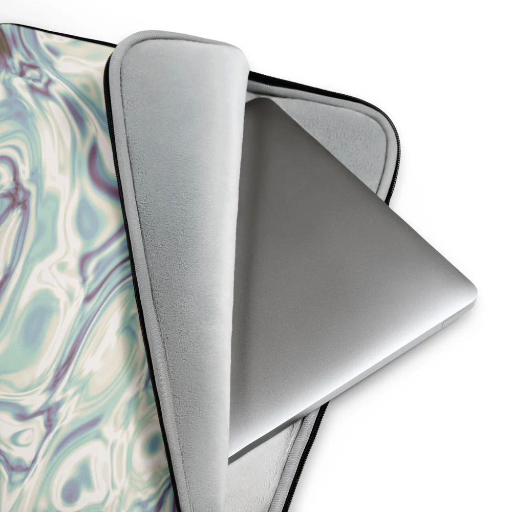 Funda de portátil premium, diseño Perla en 13": detalle