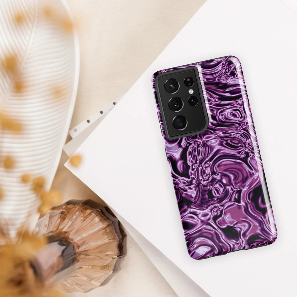 Funda reforzada premium para Samsung, diseño Amatista en Galaxy S26 Ultra: ambiente
