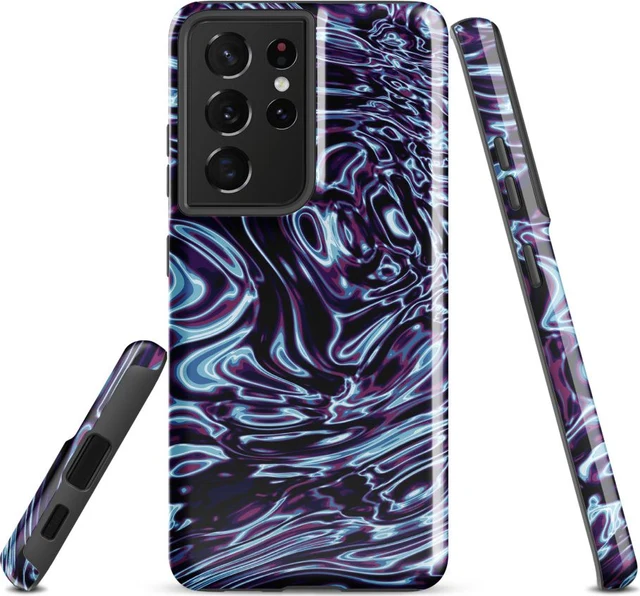 Funda reforzada premium para Samsung, diseño Cobalto