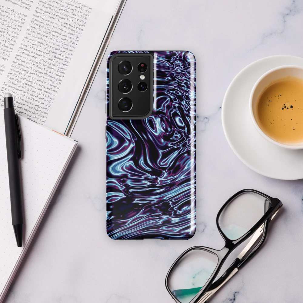 Funda reforzada premium para Samsung, diseño Cobalto en Galaxy S26 Ultra: ambiente