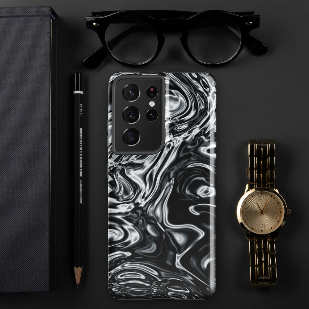 Funda reforzada premium para Samsung, diseño Damasco en Galaxy S26 Ultra: ambiente