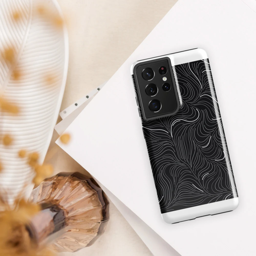 Funda reforzada premium para Samsung, diseño Flujo en Galaxy S26 Ultra: ambiente