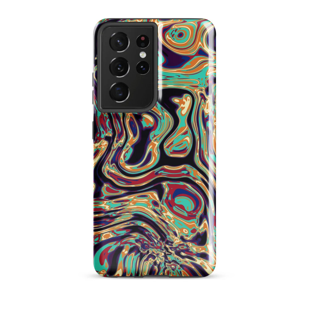 Funda reforzada premium para Samsung, diseño Gasolina en Galaxy S26 Ultra: plana