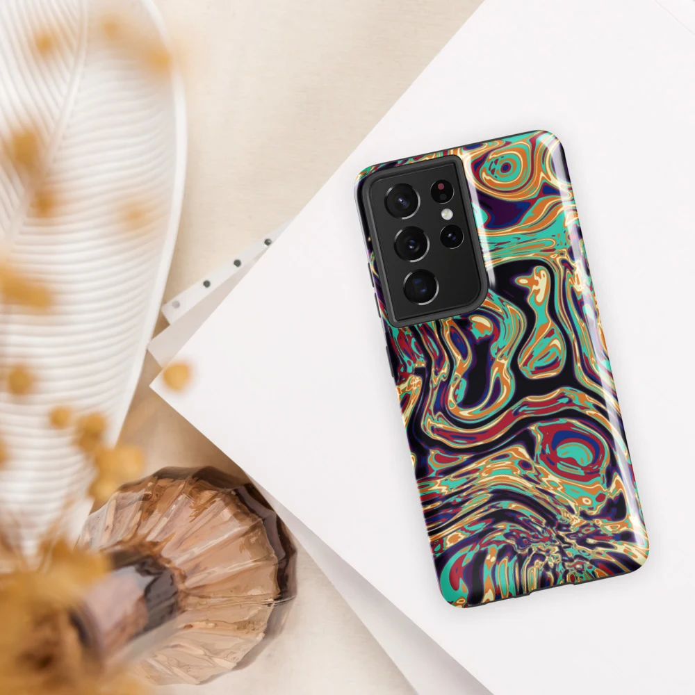Funda reforzada premium para Samsung, diseño Gasolina en Galaxy S26 Ultra: ambiente