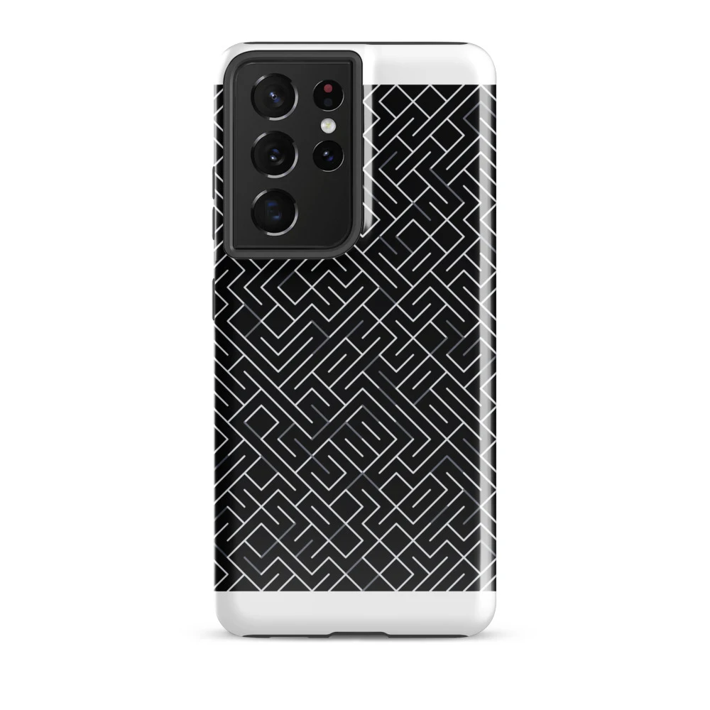 Funda reforzada premium para Samsung, diseño Laberinto en Galaxy S26 Ultra: plana