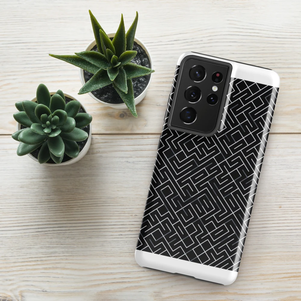 Funda reforzada premium para Samsung, diseño Laberinto en Galaxy S26 Ultra: ambiente