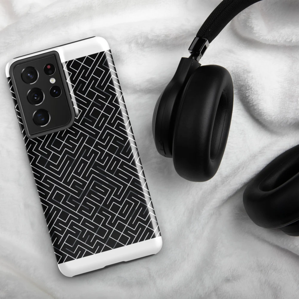 Funda reforzada premium para Samsung, diseño Laberinto en Galaxy S26 Ultra: ambiente