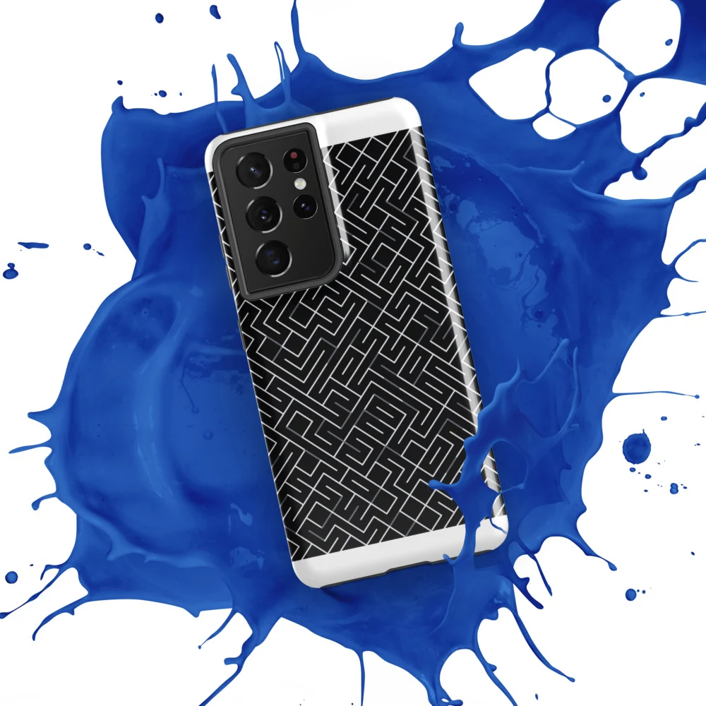 Funda reforzada premium para Samsung, diseño Laberinto en Galaxy S26 Ultra: ambiente