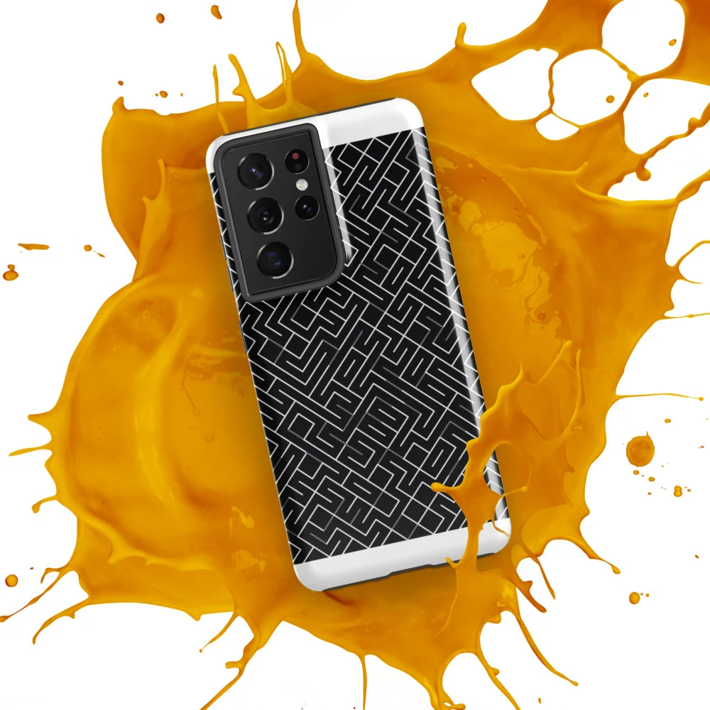 Funda reforzada premium para Samsung, diseño Laberinto en Galaxy S26 Ultra: ambiente