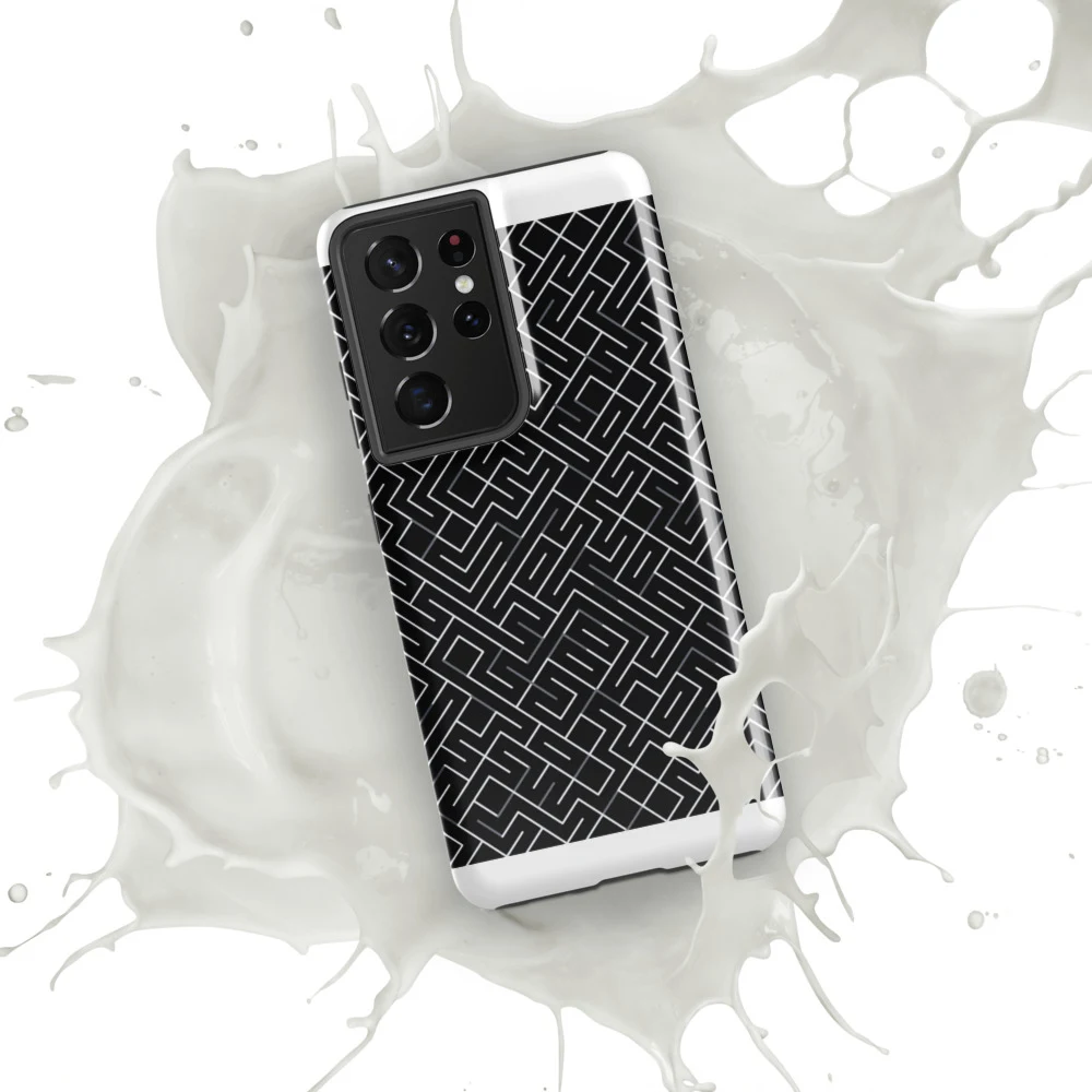 Funda reforzada premium para Samsung, diseño Laberinto en Galaxy S26 Ultra: ambiente