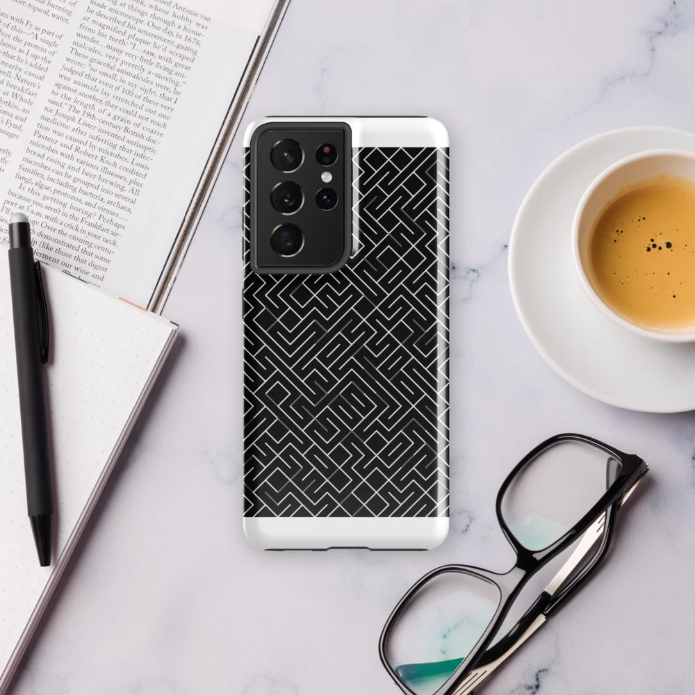 Funda reforzada premium para Samsung, diseño Laberinto en Galaxy S26 Ultra: ambiente
