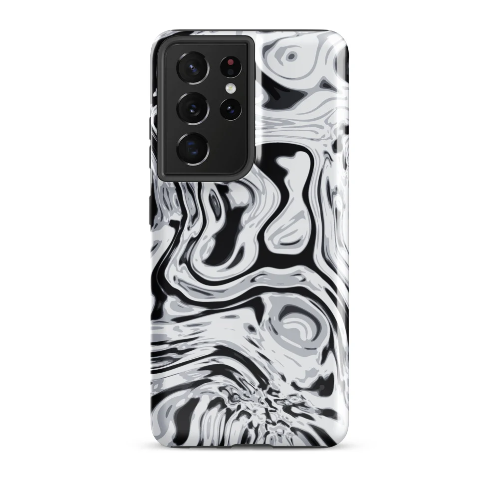 Funda reforzada premium para Samsung, diseño Metal líquido en Galaxy S26 Ultra: plana