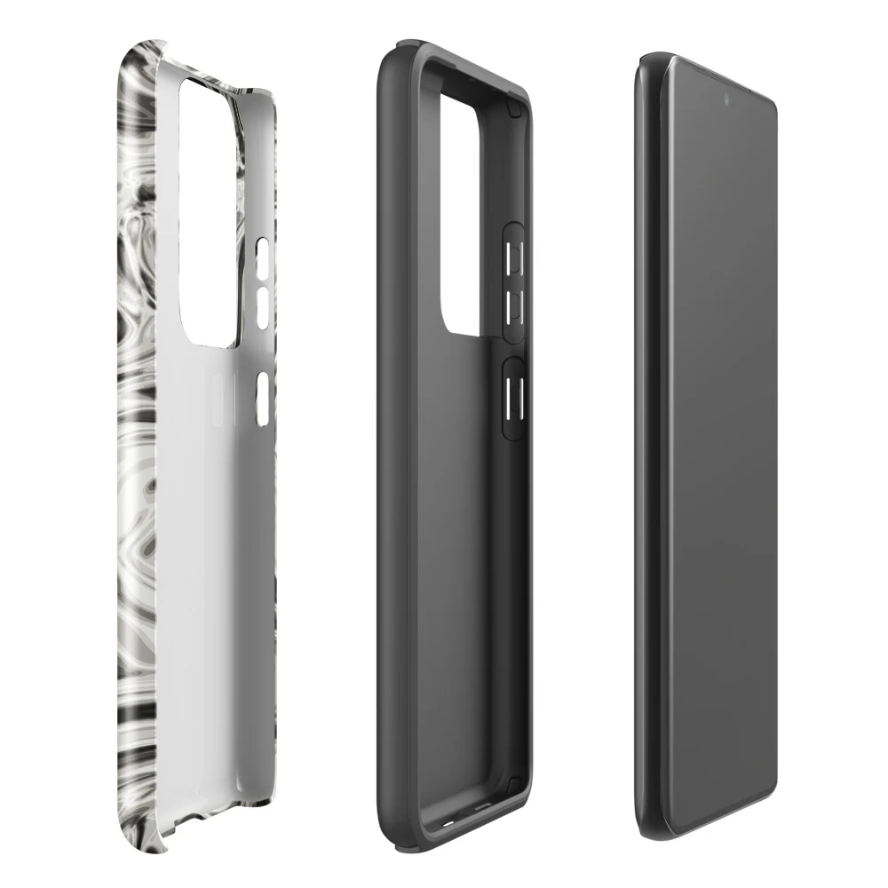 Funda reforzada premium para Samsung, diseño Oro blanco en Galaxy S26 Ultra: ambiente