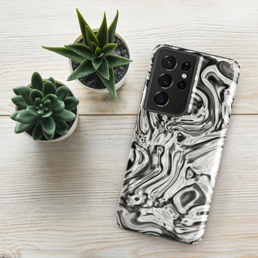 Funda reforzada premium para Samsung, diseño Oro blanco en Galaxy S26 Ultra: ambiente