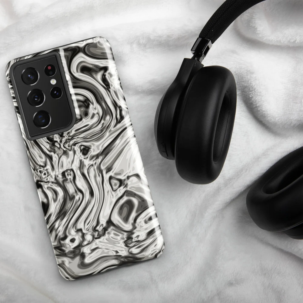 Funda reforzada premium para Samsung, diseño Oro blanco en Galaxy S26 Ultra: ambiente