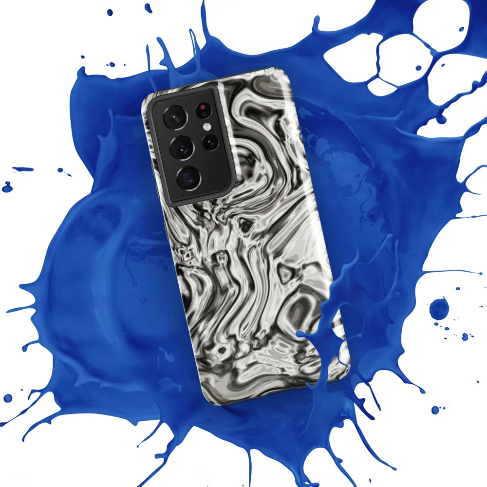 Funda reforzada premium para Samsung, diseño Oro blanco en Galaxy S26 Ultra: ambiente