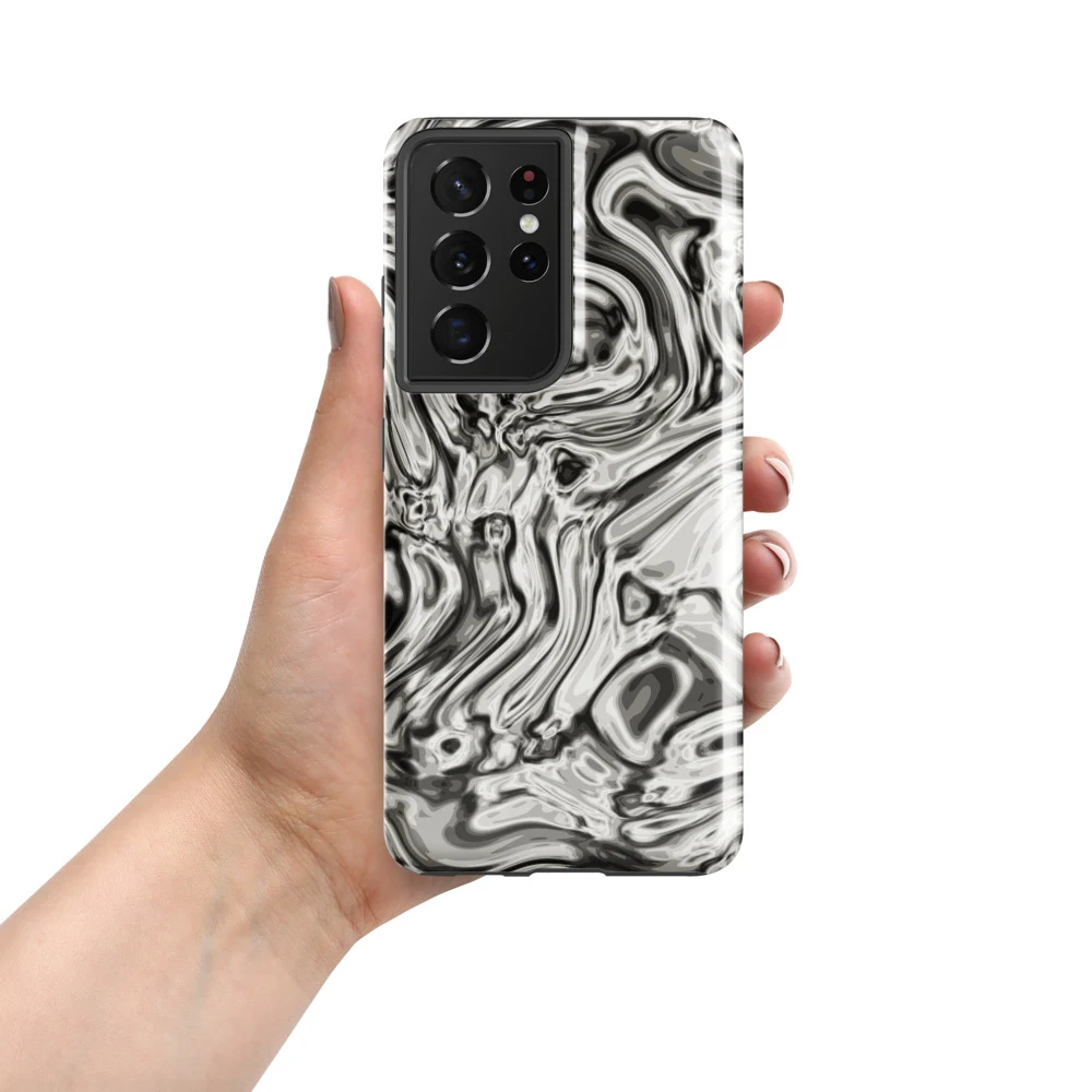 Funda reforzada premium para Samsung, diseño Oro blanco en Galaxy S26 Ultra: ambiente