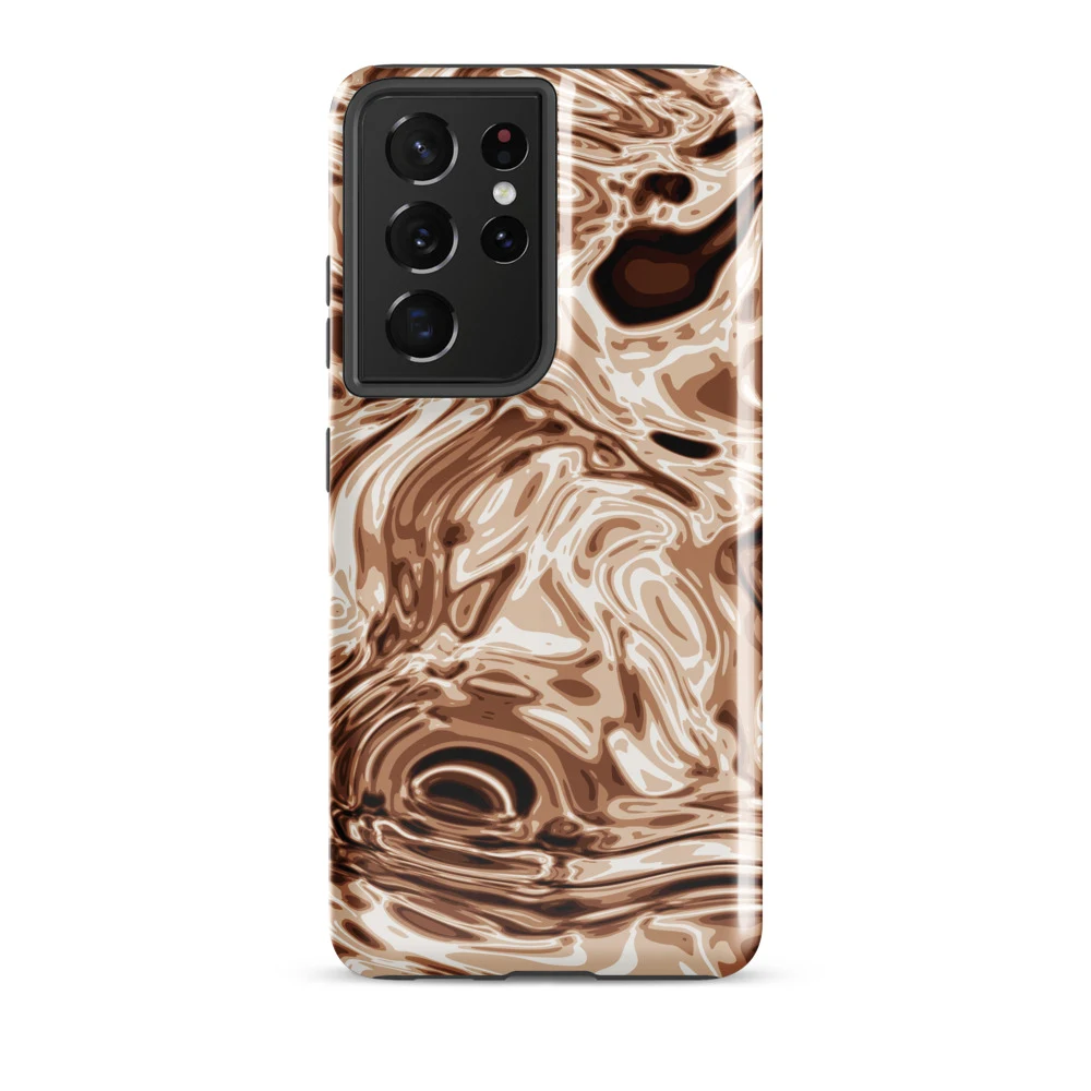 Funda reforzada premium para Samsung, diseño Oro rosa en Galaxy S26 Ultra: plana