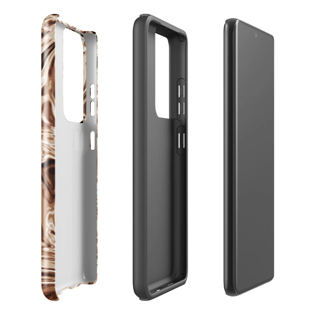 Funda reforzada premium para Samsung, diseño Oro rosa en Galaxy S26 Ultra: ambiente
