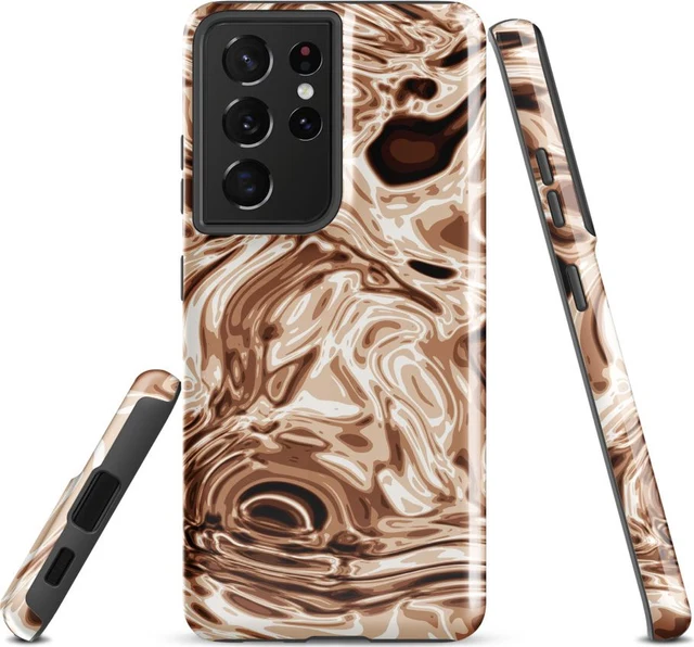 Funda reforzada premium para Samsung, diseño Oro rosa