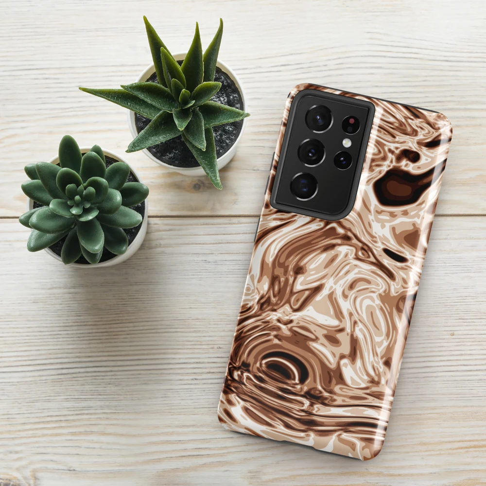 Funda reforzada premium para Samsung, diseño Oro rosa en Galaxy S26 Ultra: ambiente