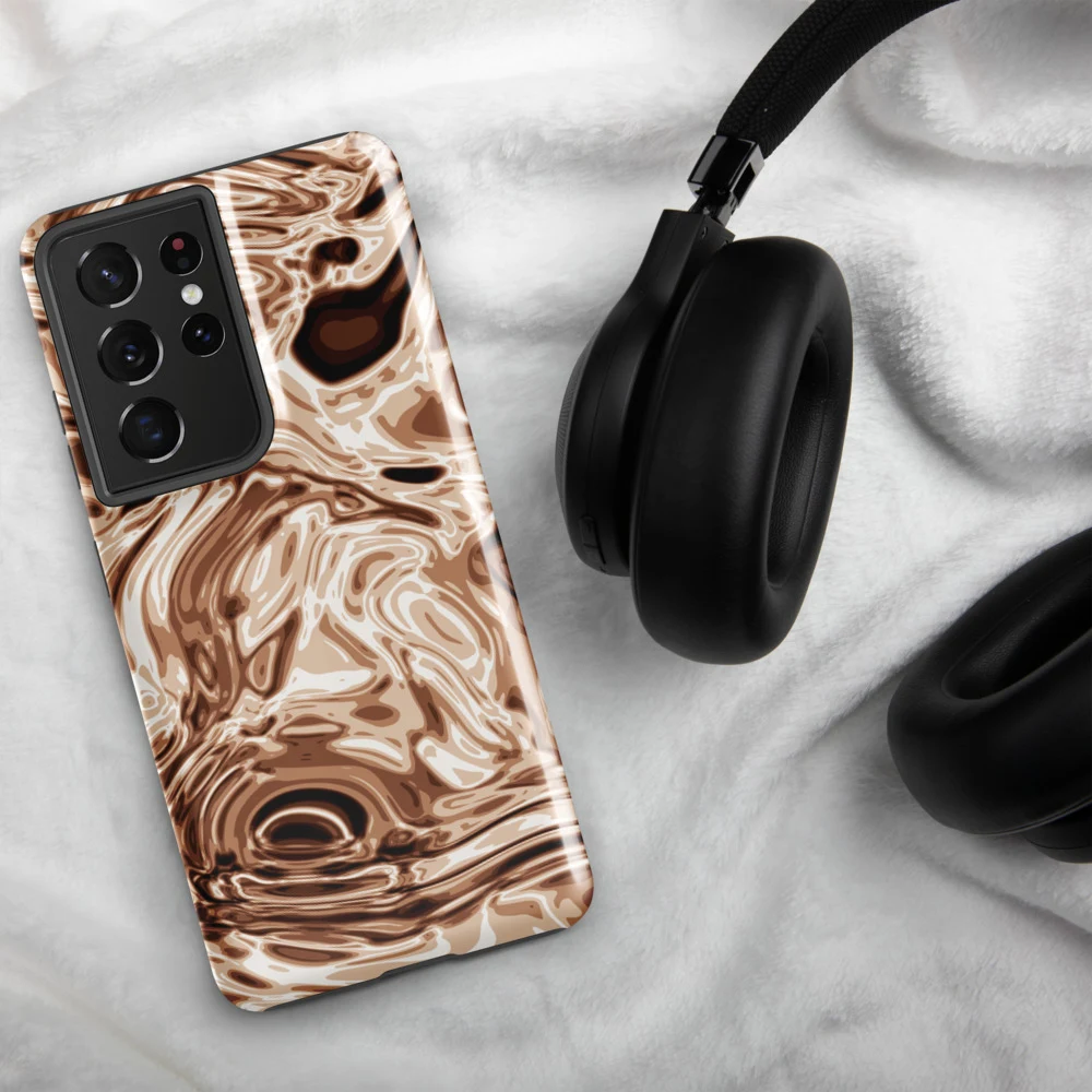 Funda reforzada premium para Samsung, diseño Oro rosa en Galaxy S26 Ultra: ambiente