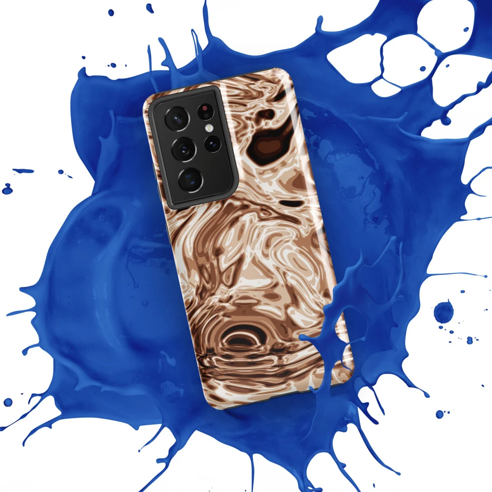 Funda reforzada premium para Samsung, diseño Oro rosa en Galaxy S26 Ultra: ambiente