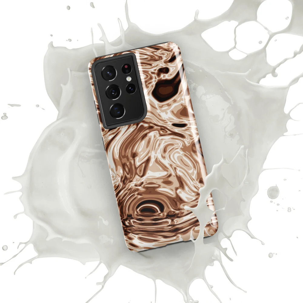 Funda reforzada premium para Samsung, diseño Oro rosa en Galaxy S26 Ultra: ambiente