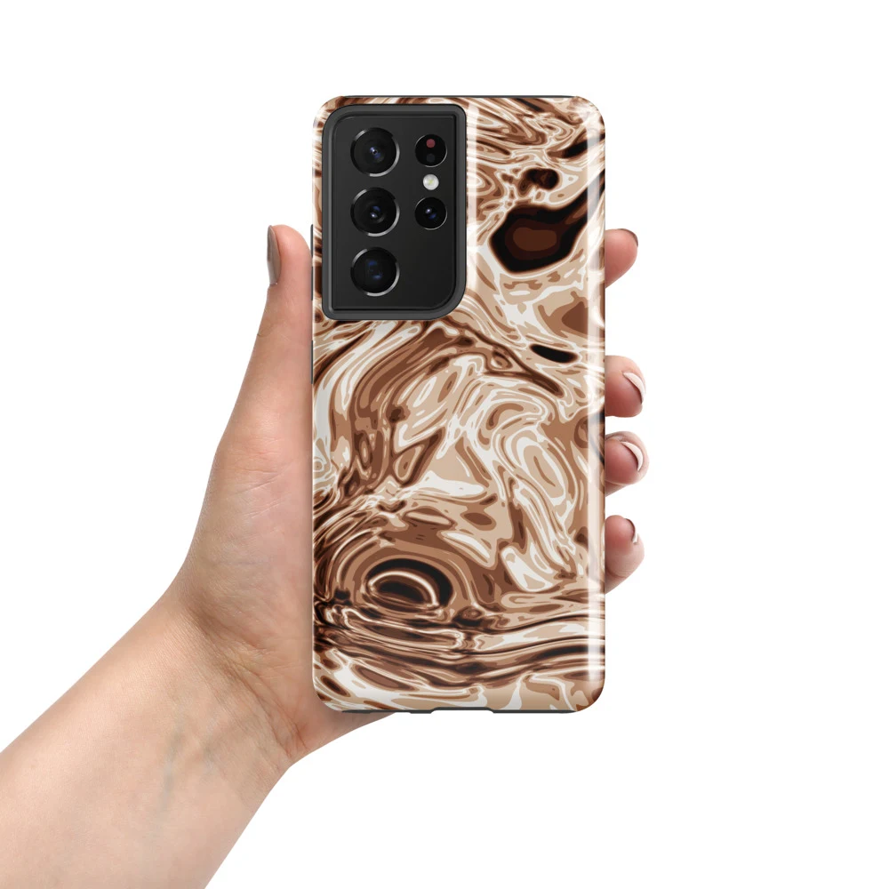 Funda reforzada premium para Samsung, diseño Oro rosa en Galaxy S26 Ultra: ambiente