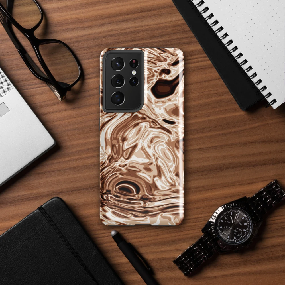 Funda reforzada premium para Samsung, diseño Oro rosa en Galaxy S26 Ultra: ambiente