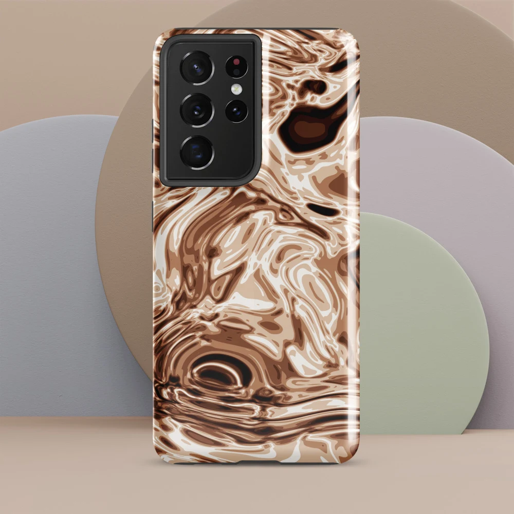 Funda reforzada premium para Samsung, diseño Oro rosa en Galaxy S26 Ultra: ambiente