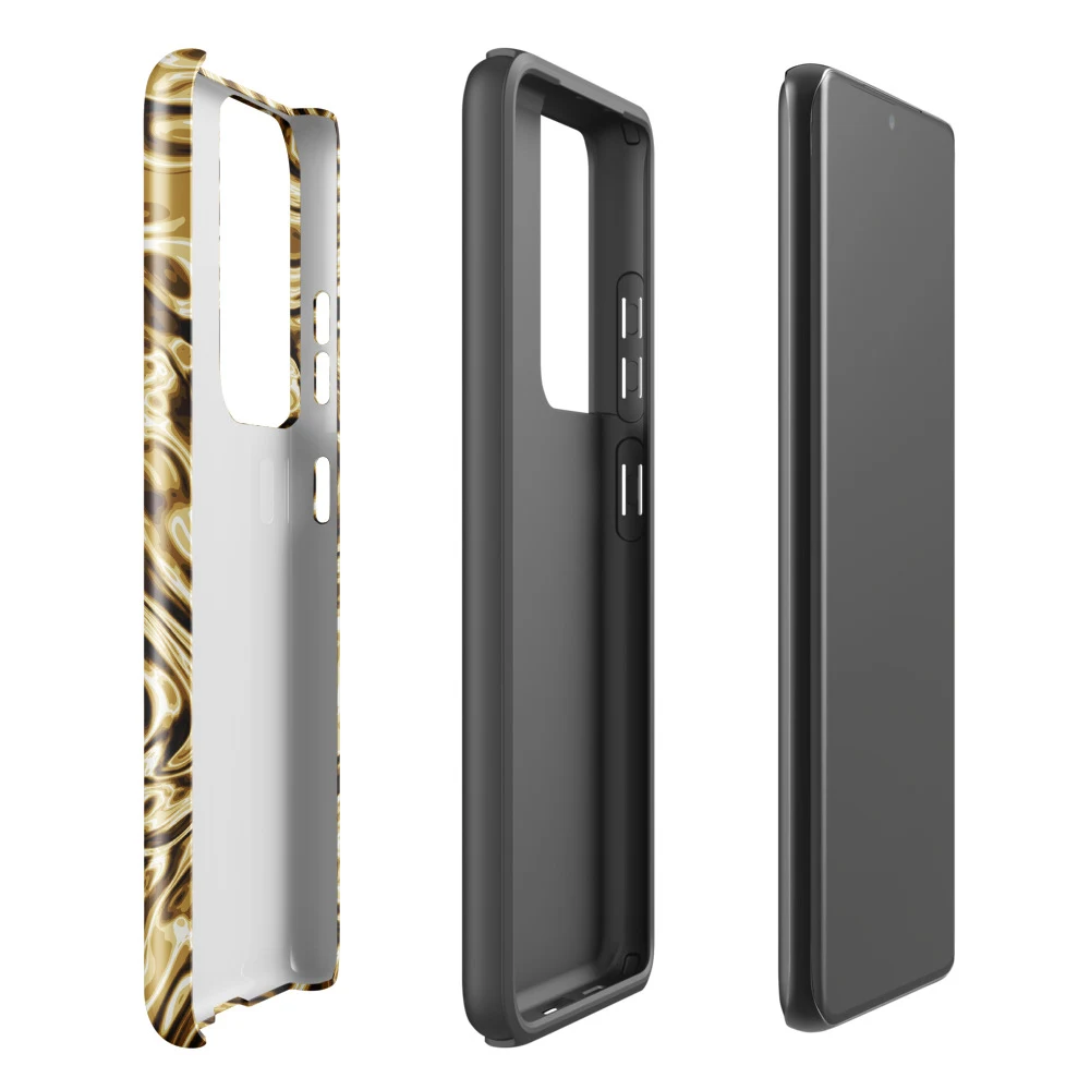 Funda reforzada premium para Samsung, diseño Oro en Galaxy S26 Ultra: ambiente