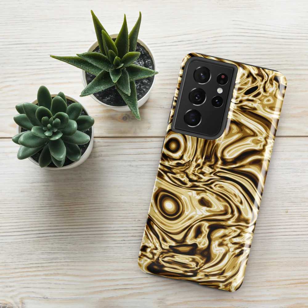 Funda reforzada premium para Samsung, diseño Oro en Galaxy S26 Ultra: ambiente
