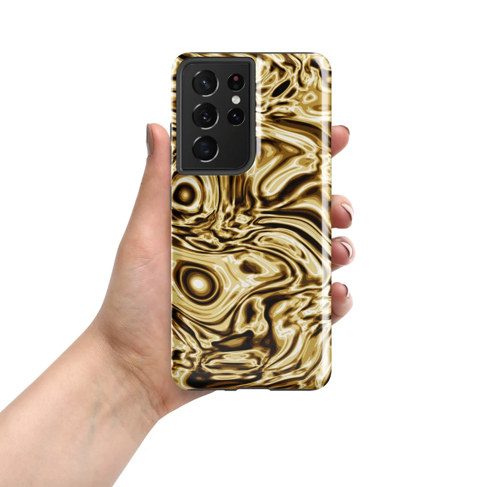 Funda reforzada premium para Samsung, diseño Oro en Galaxy S26 Ultra: ambiente