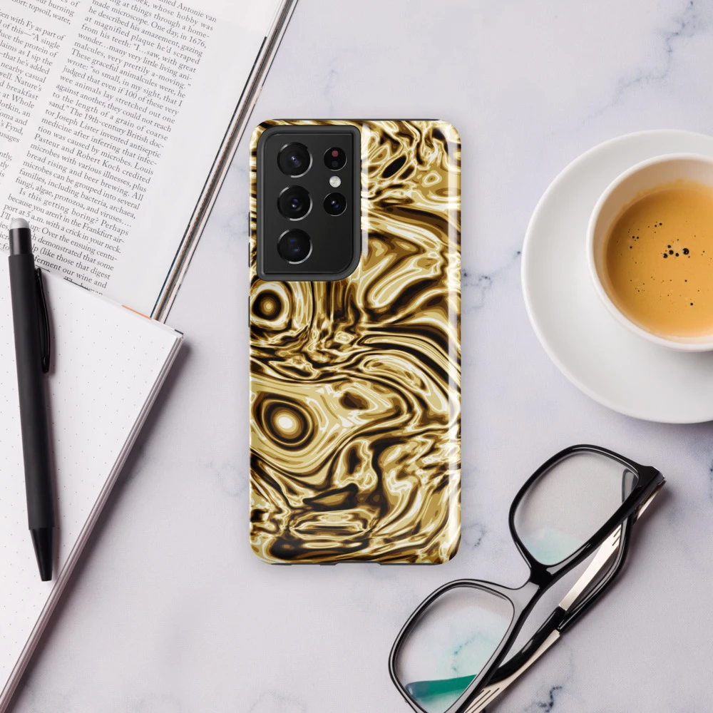 Funda reforzada premium para Samsung, diseño Oro en Galaxy S26 Ultra: ambiente