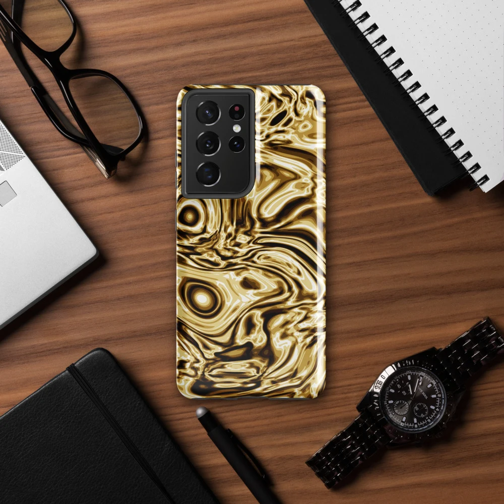 Funda reforzada premium para Samsung, diseño Oro en Galaxy S26 Ultra: ambiente