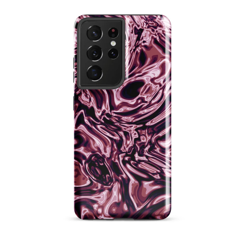 Funda reforzada premium para Samsung, diseño Orquídea en Galaxy S26 Ultra: plana