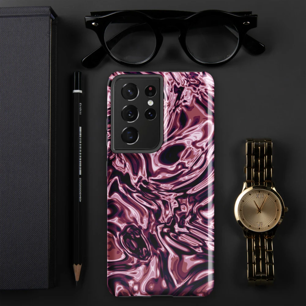 Funda reforzada premium para Samsung, diseño Orquídea en Galaxy S26 Ultra: ambiente