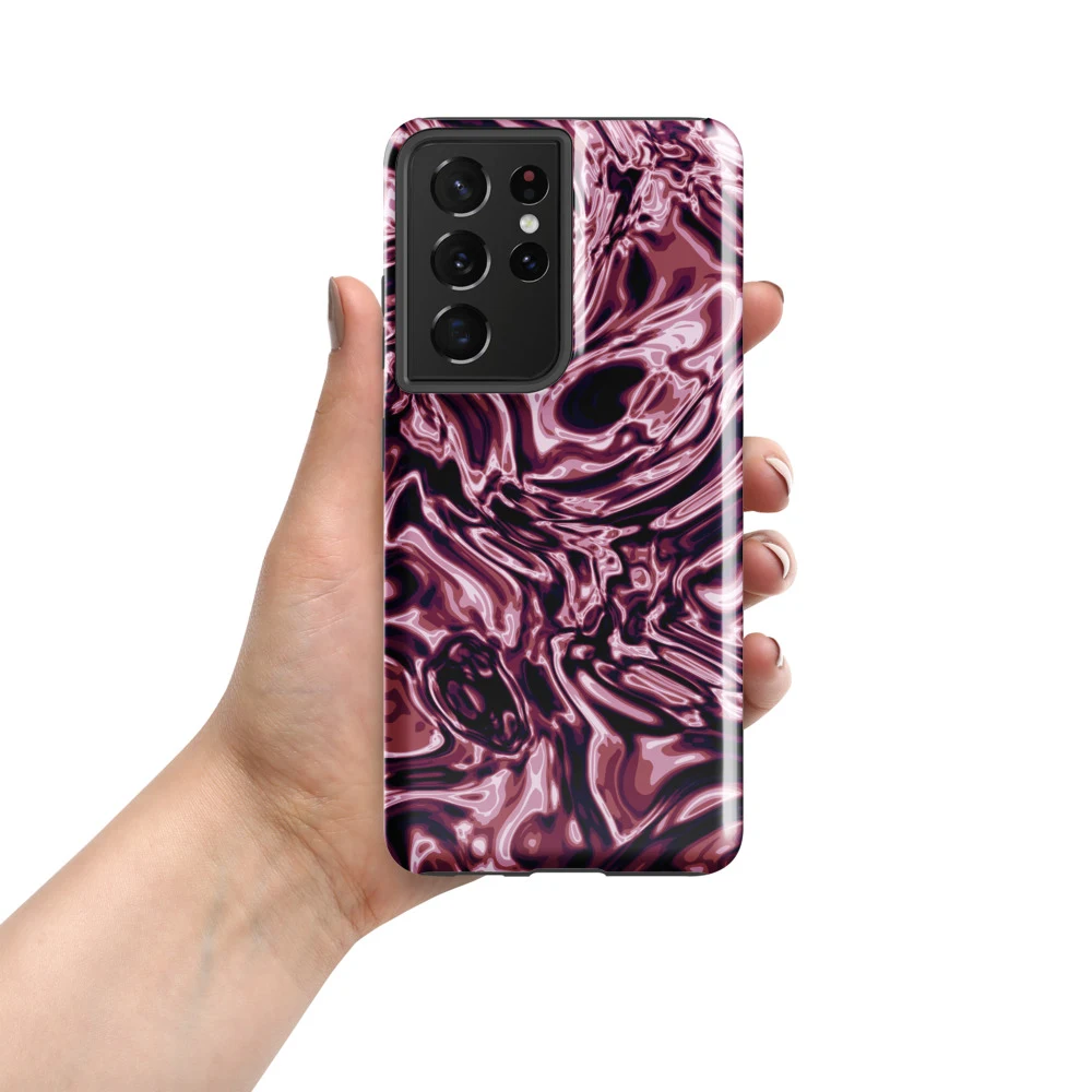 Funda reforzada premium para Samsung, diseño Orquídea en Galaxy S26 Ultra: ambiente