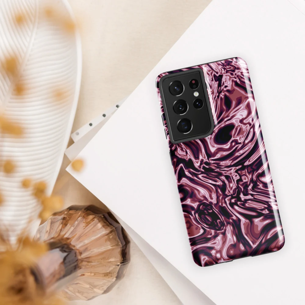 Funda reforzada premium para Samsung, diseño Orquídea en Galaxy S26 Ultra: ambiente