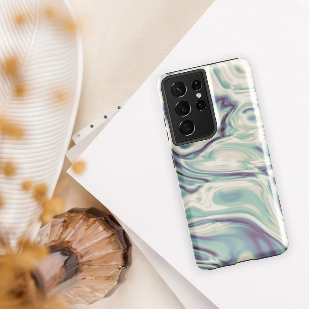 Funda reforzada premium para Samsung, diseño Perla en Galaxy S26 Ultra: ambiente