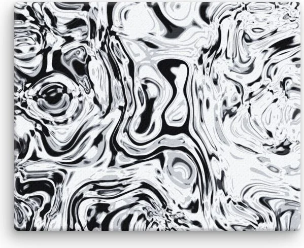 Lienzo premium, diseño Metal líquido