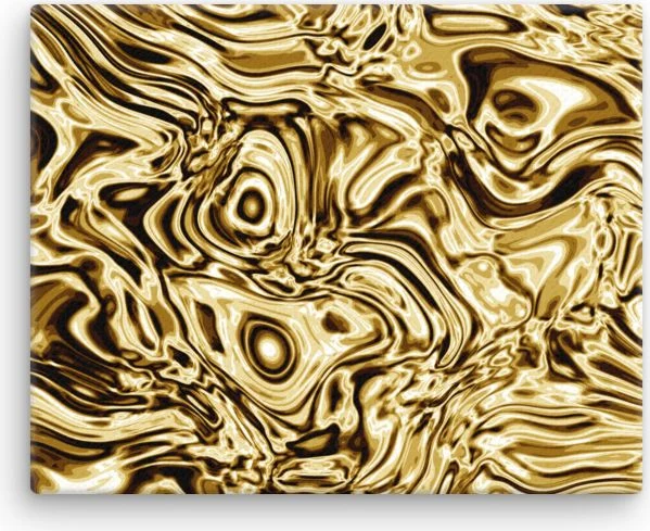 Lienzo premium, diseño Oro
